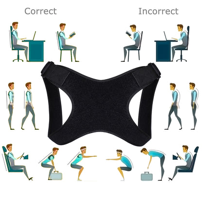 Magnetic Posture Corrector – Neck, Shoulder & Upper Back Support Brace